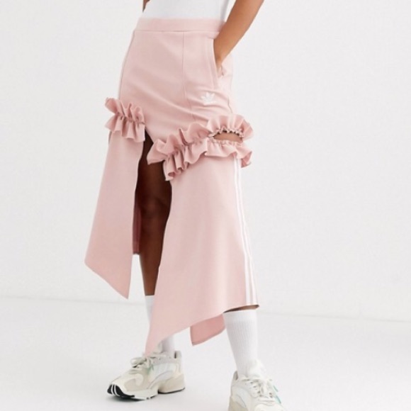 Adidas original x j coo trefoil ruffle skirt NWT - Picture 8 of 13